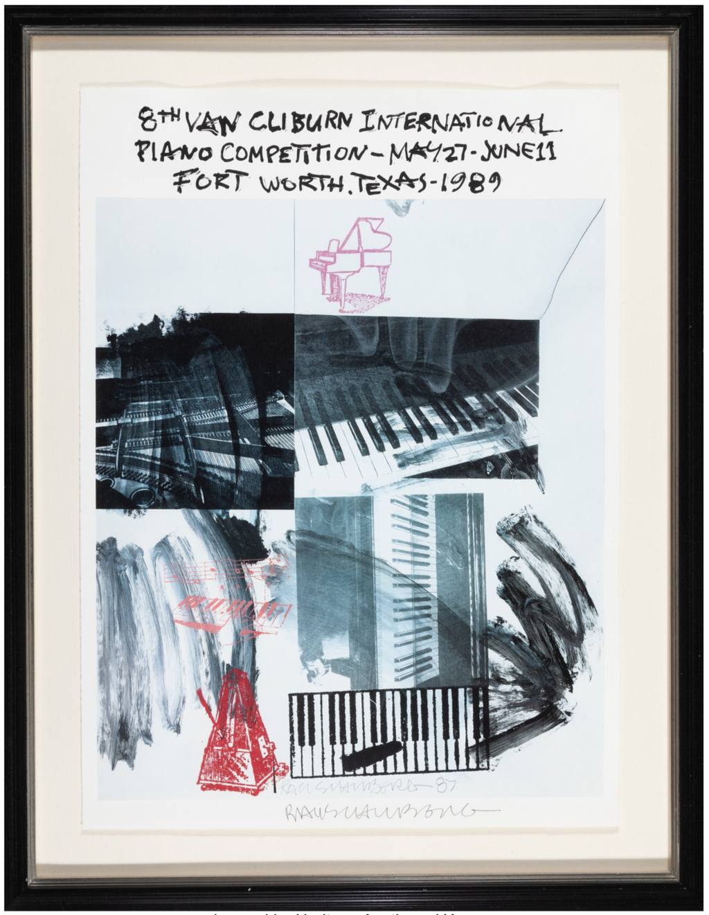 Cliburn, Van. (1934 - 2013)] Rauschenberg, Robert. (1925–2008