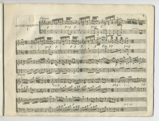 Meyer, Jacques. (1737–1819) Huit Divertissements pour la Harpe, avec Violon et Basse. Dédiés à Mlle Savalate par Philippe Jacques Meyer. Oeuvre VI.