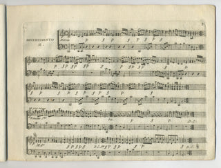 Meyer, Jacques. (1737–1819) Huit Divertissements pour la Harpe, avec Violon et Basse. Dédiés à Mlle Savalate par Philippe Jacques Meyer. Oeuvre VI.