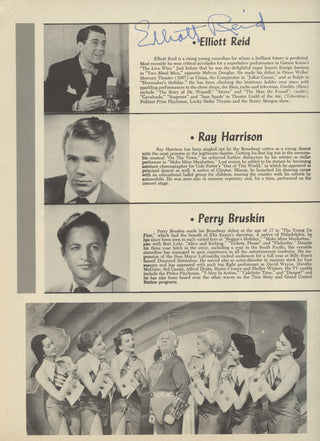 Lahr, Bert. (1895–1967) & Gray, Dolores. (1924–2002) Two on the Aisle Souvenir Program (1951/2) -  Signed by Bert Lahr, Dolores Gray, Kathryn Lee, and Elliott Reid