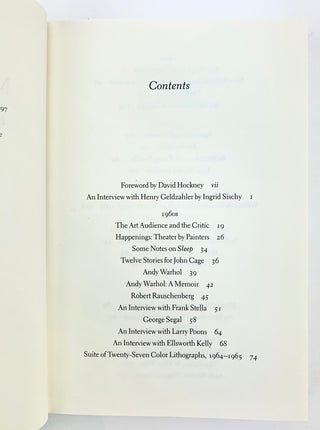 [Hockney, David. (b. 1937)] "Making It New: Essays, Interviews, and Talks" - Inscribed by the Author