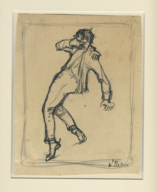 Plattner, Walter. (1893–1922) Figure Study, ca. 1920