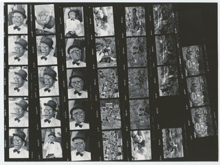Smith, Willie "The Lion". (1893–1973) [Gahr, David. (1922–2008)] Original 1971 Contact Sheet