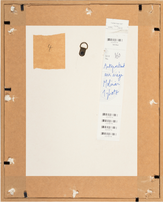 Molinier, Pierre. (1900-1976) Portrait of Luciano Castelli, 1974