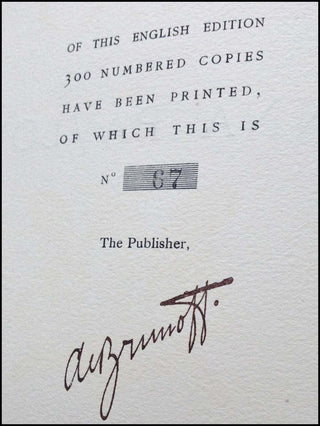 [Dance] [Pavlova, Anna. (1881-1931)] Svétlov [Svétlow], V[alerien]. Anna Pavlova - SIGNED BY PAVLOVA