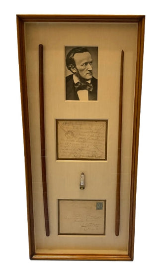 Wagner, Richard. (1813–1883) [Seidl, Anton. (1850–1898)] Two of Wagner's Conducting Batons and his personal Cigar Cutter, given by Cosima to Anton Seidl