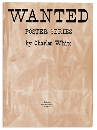 White, Charles Wilbert. (1918-1979) "Wanted Poster Series" Portfolio, 1970