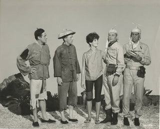 Hope, Bob. (1903–2003) & Crosby, Bing. (1903-1977) & Collins, Joan. (b. 1933) Three Press Photographs from "The Road to Hong Kong"