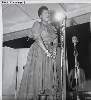 [American Jazz Festival, Newport, Rhode Island, 1957] Armstrong, Louis. (1901-1971) & Brubeck, Dave. (1920-2012) & Fitzgerald, Ella. (1917-1996). & Holiday, Billie. (1915–1959) etc Original Photographs of Legendary Jazz musicians in Performance.