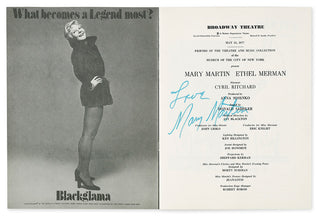 [Broadway] Merman, Ethel. (1908–1984) & Martin, Mary. (1913–1990) "Together on Broadway" - Signed Program