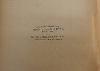 [Mahler, Gustav] Specht, Richard. (1870–1932) & Pollak, Egon. (1879–1933) Gustav Mahler. Fünfte bis achte Auflage - INSCRIBED BY EGON POLLAK