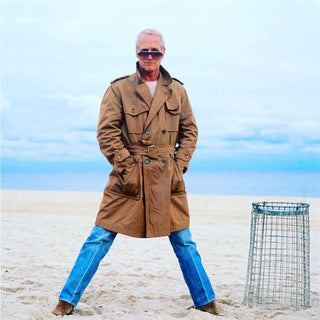 [Newman, Paul. (1925–2008)] Italian Cotton and Wool Trench Coat, Battaglia, Milano