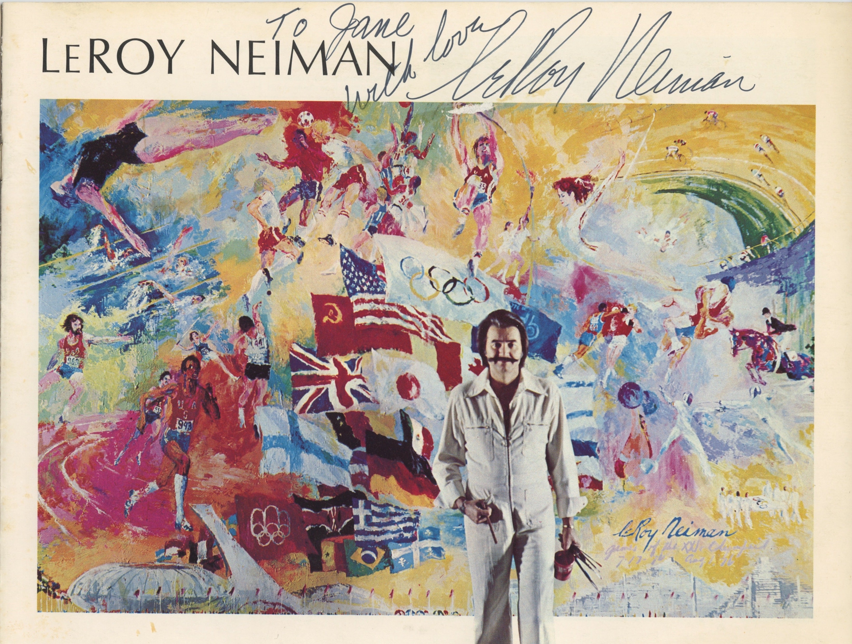 Olympics] Neiman, LeRoy. (1921–2012) 1976 Montreal Olympic