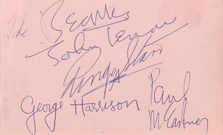 The Beatles. Autograph Signatures