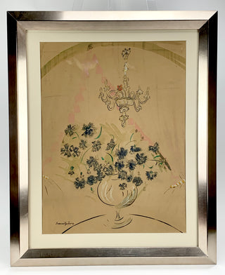 Duchamp, Suzanne. (1889 - 1963) Untitled [Vase de Fleurs et Chandelier], ca. 1930.