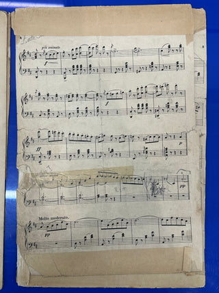 Drigo, Riccardo. (1846 - 1930) [Petipa, Marius. (1818 - 1910)] "Esmeralda. Valse Lente" - Autograph Musical Manuscript
