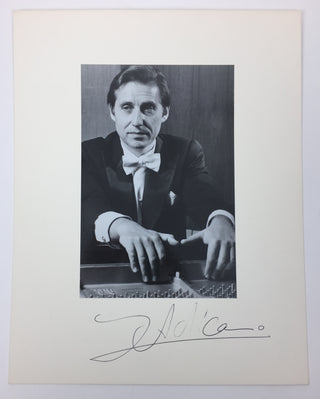 [Pianists] Achucarro, Joaquin. (b. 1932) & Joselson, Tedd. (b. 1954) & Weissenberg, Alexis. (1929–2012) Group of Signed Photographs