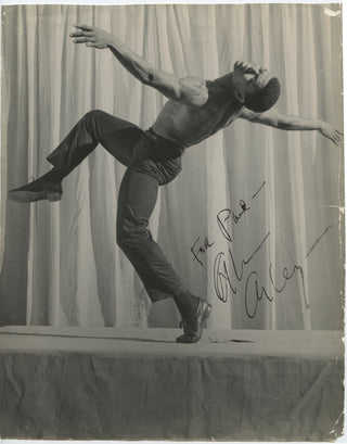 Ailey, Alvin. (1931–1989) [Lindquist, John. (1910–1985)] Signed Photograph
