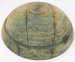 [Americana] Turned Ash Burl Treen Bowl, 19th century