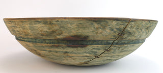 [Americana] Turned Ash Burl Treen Bowl, 19th century