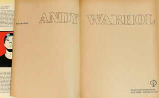 [Warhol, Andy. (1928–1987)]Crone, Rainer & Petrus Graf-Schaesberg [Bidart, Frank. (b. 1939)] "Andy Warhol" - The First Catalogue Raisonne