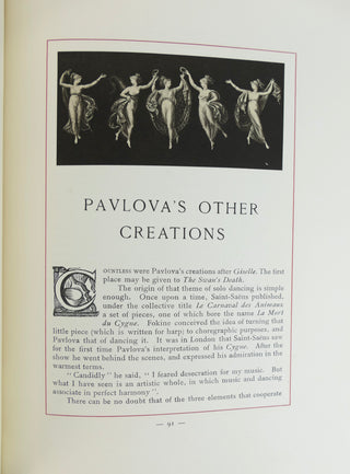 [Pavlova, Anna. (1881-1931)] Svétlov [Svétlow], V[alerien]. "Anna Pavlova" - SIGNED BY PAVLOVA