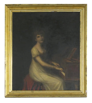[Anonymous] Portrait of a Woman at the Keyboard, ca. 1810.
