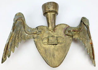 [Religious Art] "Sacred Heart" French Candle Holder Votive. ca. 1900