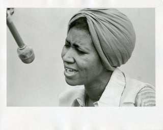 Franklin, Aretha. (1942–2018) [Gahr, David. (1922-2008)] Original Photograph