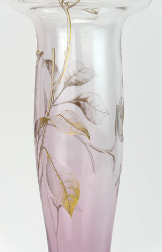 [Art Nouveau Glass] Unusual Art Nouveau Vase, ca. 1900