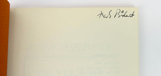 Ashbery, John. (1927-2017) & Brainard, Joe. (1942-1994)[Bidart, Frank. (b. 1939)] "The Vermont Notebooks"