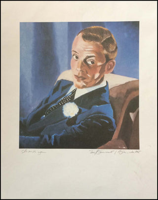 [Dance] [Astaire, Fred. (1899–1987)] Bennett, Tony. (b. 1926) Signed Portrait of Astaire by Tony Bennett