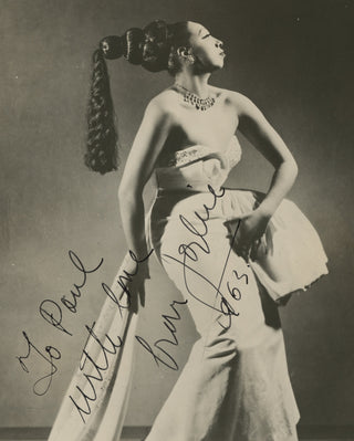 Baker, Josephine. (1906–1975) Signed Photograph
