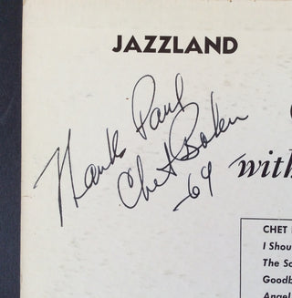 Baker, Chet. (1929-1988) "Chet Baker with Fifty Italian Strings" - SIGNED LP