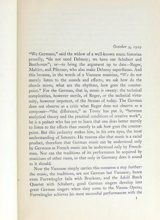 [Balanchine, George. (1904–1983)] Haggin, B.H. "Music in the Nation" - EX-BALANCHINE