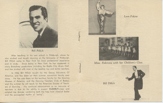 [Fokine, Leon. (1905–1973) & Fedorova, Alexandra. (1889–1972)] Brochure for the Leon Fokine School of Ballet