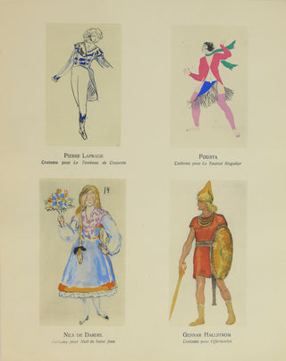 [Ballets Suedois] Leger, Fernand. (1881–1955) & de Maré, Rolf. (1888 - 1964) Les Ballets Suedois dans l'Art Contemporain - WITH AUTOGRAPH MANUSCRIPT BY LEGER