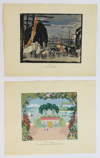[Ballets Suedois] Leger, Fernand. (1881–1955) & de Maré, Rolf. (1888 - 1964) Les Ballets Suedois dans l'Art Contemporain - WITH AUTOGRAPH MANUSCRIPT BY LEGER