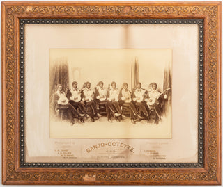 [Minstrelsy] Banjo-Octette - 1892 Minstrel Photograph