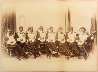 [Minstrelsy] Banjo-Octette - 1892 Minstrel Photograph