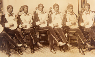 [Minstrelsy] Banjo-Octette - 1892 Minstrel Photograph