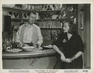 Bankhead, Tallulah. (1902–1968) [Sundberg, Clinton. (1903–1987)] "Main Street to Broadway" - Signed Promotional Photograph