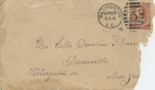 Barton, Clara. (1821–1912) Autograph Letter Signed