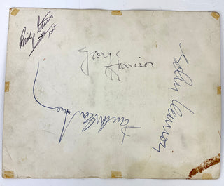 The Beatles. [Lennon, John. (1940–1980)] Group Lot including Secretarial Signed Photos and Silver Coin