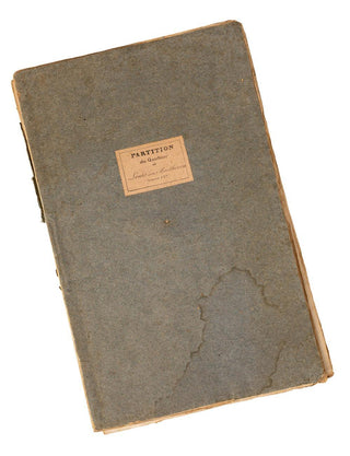 Beethoven, van Ludwig. (1770-1827) [Fröhlich, Friedrich Theodor. (1803 - 1836)] Streichquartett Op. 127. Partitur - FIRST EDITION, EX-Friedrich Theodor Fröhlich