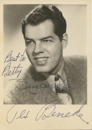 Beneke, Tex. (1914 - 2000) Signed Photograph
