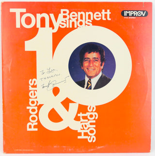 Bennett, Tony. (1926-2023) "Tony Bennett Sings Rodgers & Hart" - Signed LP