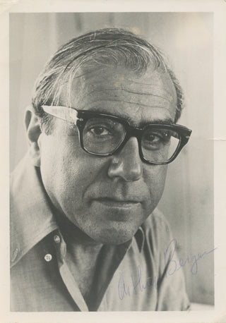 Berger, Arthur. (1912–2003) Signed Photograph-Autograph Letter