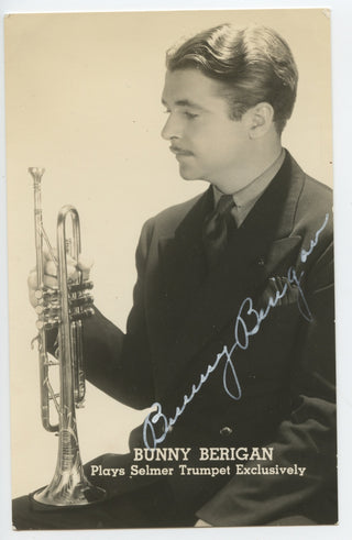 Berigan, Bunny. (1908 - 1942) Signed Photograph