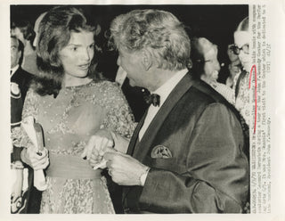 Bernstein, Leonard. (1918–1990) [Kennedy, Jacqueline. (1929–1994)] Original Photograph